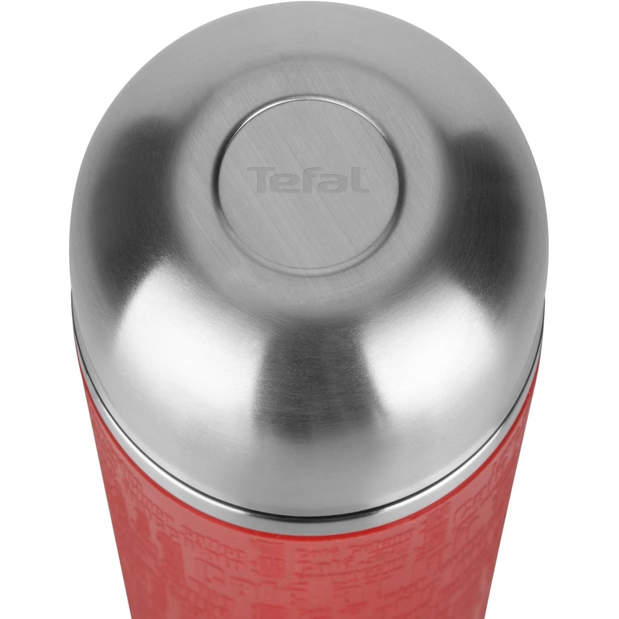 Tefal - Termo con una taza 1 l SENATOR acero inoxidable/rojo