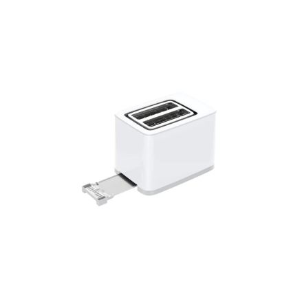 Tefal - Tostadora con dos agujeros SENSE 850W/230V blanco