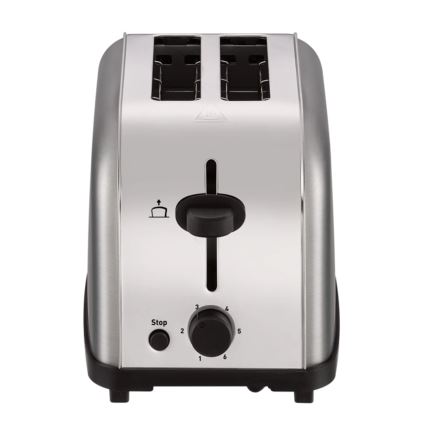 Tefal - Tostadora con dos agujeros ULTRA MINI 700W/230V cromo mate