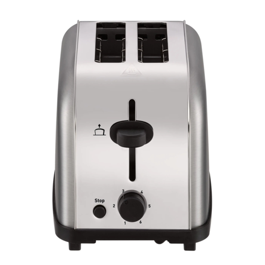 Tefal - Tostadora con dos agujeros ULTRA MINI 700W/230V cromo mate