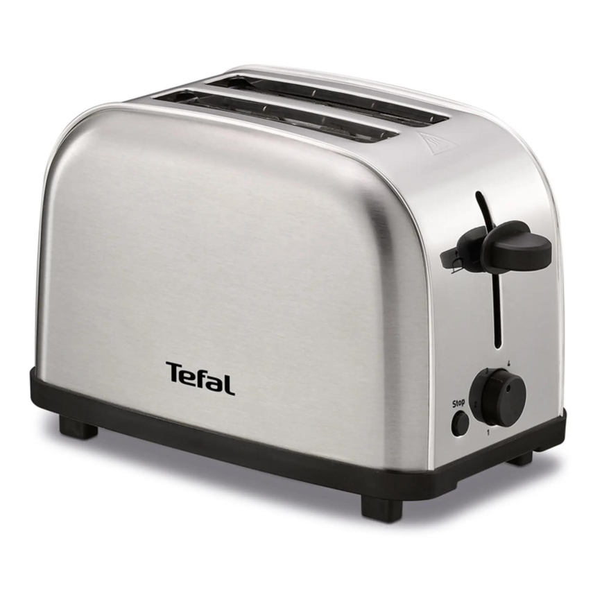 Tefal - Tostadora con dos agujeros ULTRA MINI 700W/230V cromo mate