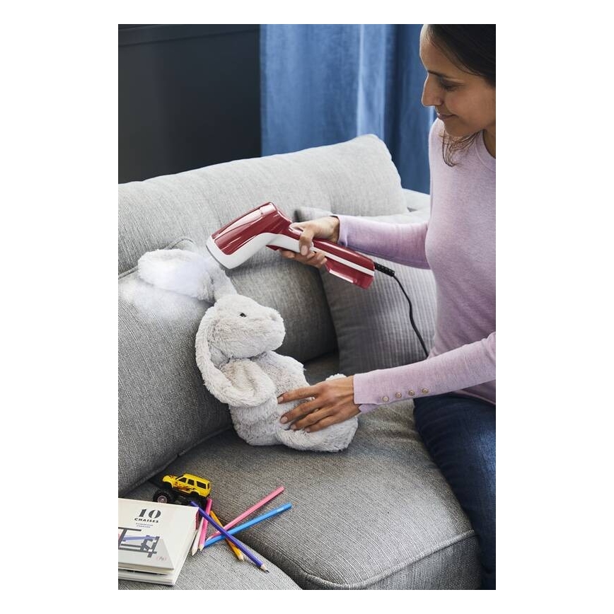 Tefal - Vaporizador de mano para ropa ACCESS STEAM FIRST 1300W/230V burdeos