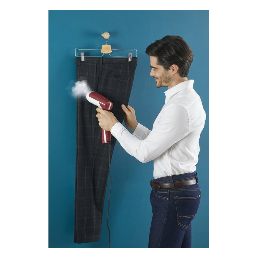 Tefal - Vaporizador de mano para ropa ACCESS STEAM FIRST 1300W/230V burdeos