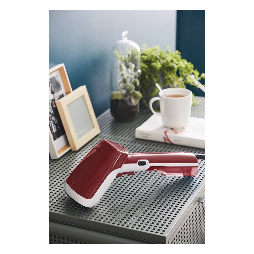 Tefal - Vaporizador de mano para ropa ACCESS STEAM FIRST 1300W/230V burdeos