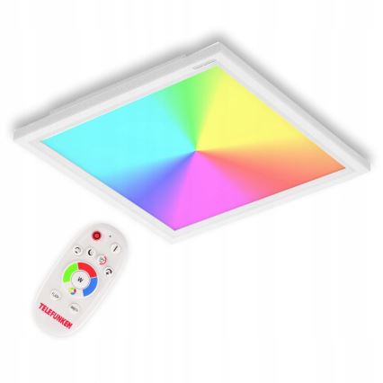 Telefunken 301506TF - LED RGBW Panel regulable LED/18W/230V 4000K + control remoto