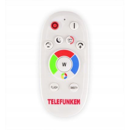 Telefunken 301506TF - LED RGBW Panel regulable LED/18W/230V 4000K + control remoto