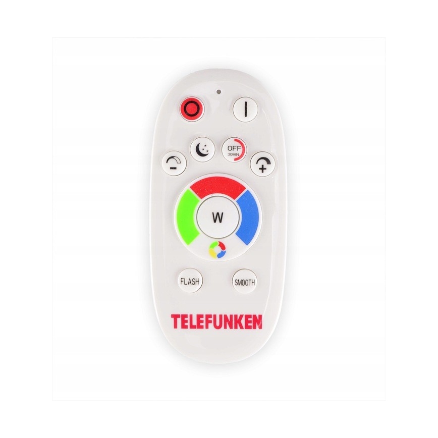 Telefunken 301506TF - LED RGBW Panel regulable LED/18W/230V 4000K + control remoto