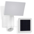 Telefunken 304706TF - Proyector LED solar de pared con sensor LED/6W/3,7V IP44 blanco