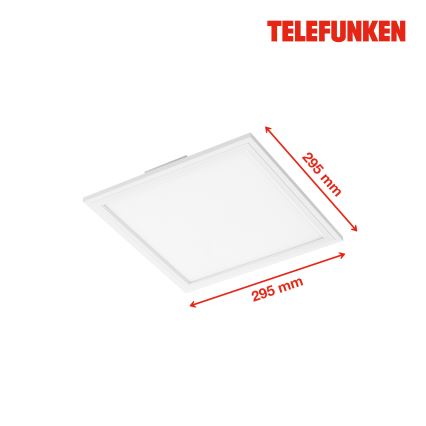 Telefunken 308606TF - Panel LED fijo con sensor LED/13W/230V