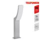 Telefunken 311804TF - Lámpara LED de exterior LED/15W/230V 57 cm IP44 plata