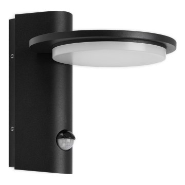 Telefunken 312505TF - Aplique LED de exterior con sensor LED/10W/230V IP44 negro