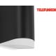 Telefunken 314905TF - Aplique LED para exterior 2xGU10/5W/230V IP44 negro