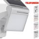 Telefunken 315204TF - Aplique LED solar con sensor LED/3W/3,7V IP44