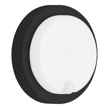 Telefunken 315305TF - Aplique LED de exterior con sensor LED/12W/230V IP44 negro