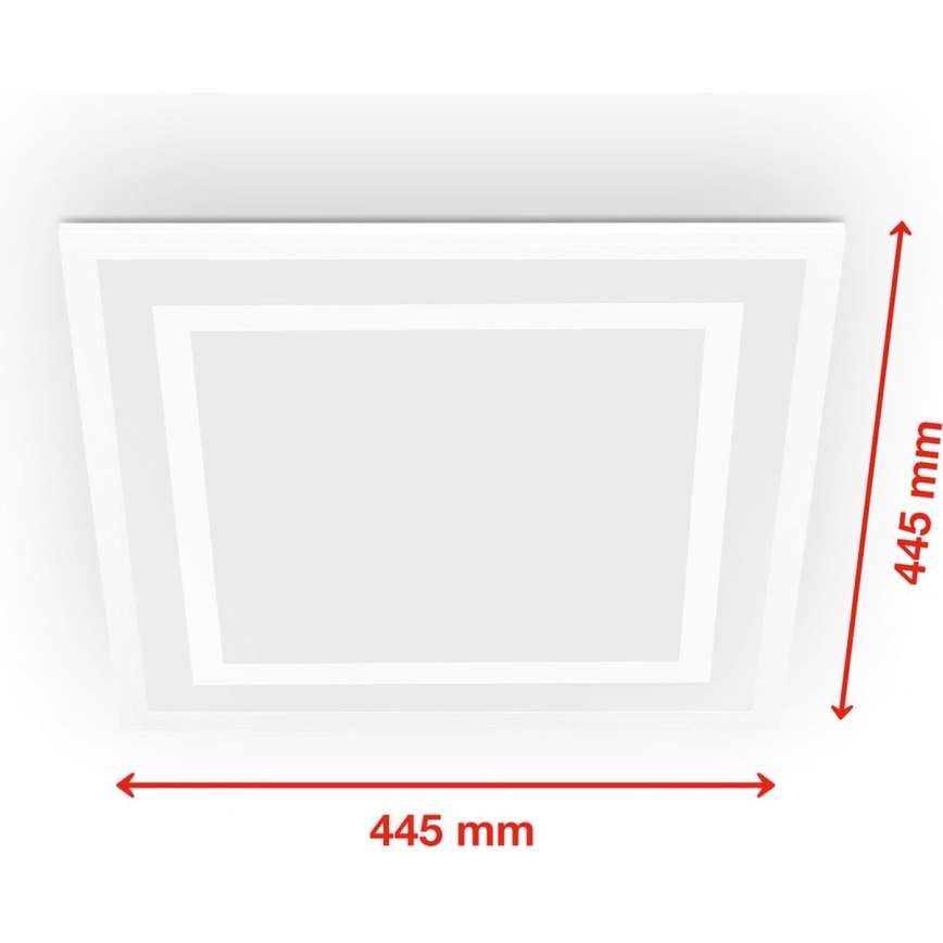 Telefunken 318806TF - Plafón LED RGBW regulable LED/24W/230V 3000-6500K + control remoto