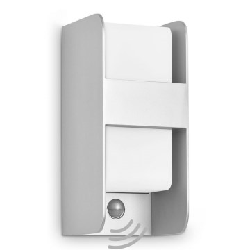 Telefunken 321104TF - Aplique para exterior con sensor 1xE27/12W/230V IP44 blanco