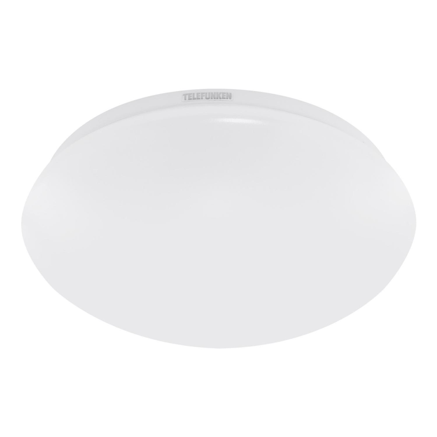 Telefunken 601206TF - Plafón LED de baño con sensor LED/15W/230V IP44 diá. 28 cm