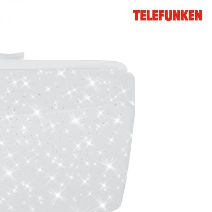 Telefunken 601906TF - Plafón LED con sensor LED/12W/230V 4000K