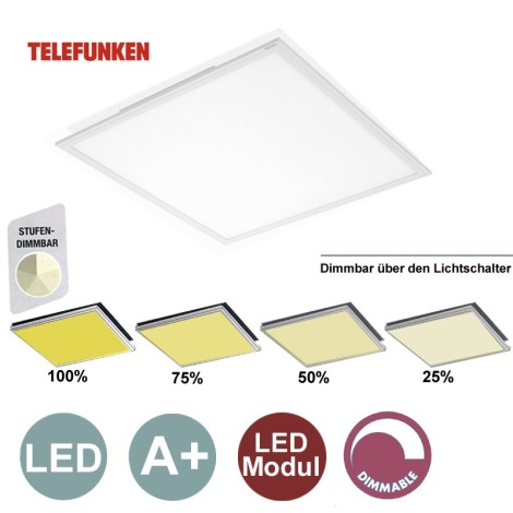 Telefunken - LED Panel regulable 1xLED/36W/230V