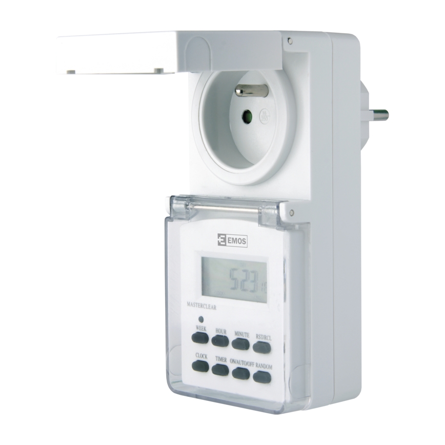 Temporizador digital para exteriores 230V/16A IP44