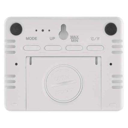 Termómetro con higrómetro inalámbrico 1xCR2032 blanco