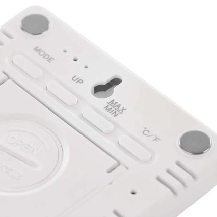 Termómetro con higrómetro inalámbrico 1xCR2032 blanco