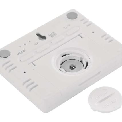 Termómetro con higrómetro inalámbrico 1xCR2032 blanco