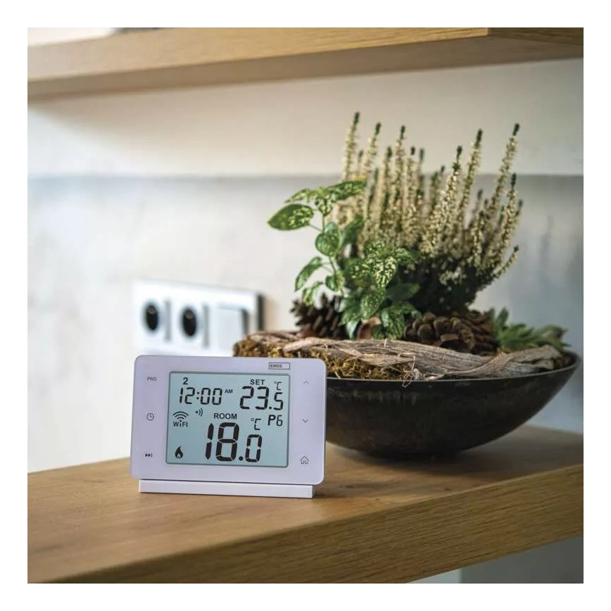 Termostato digital inalámbrico GoSmart 230V/16A Wi-FI Tuya