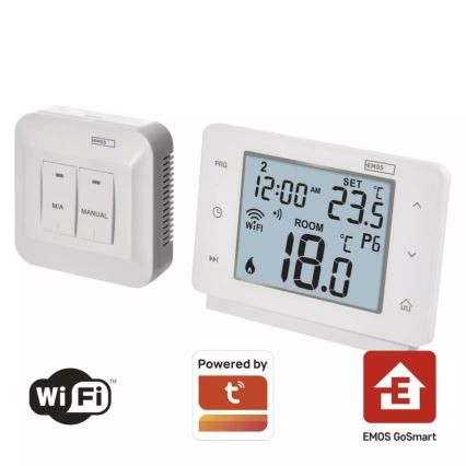 Termostato digital inalámbrico GoSmart 230V/16A Wi-FI Tuya