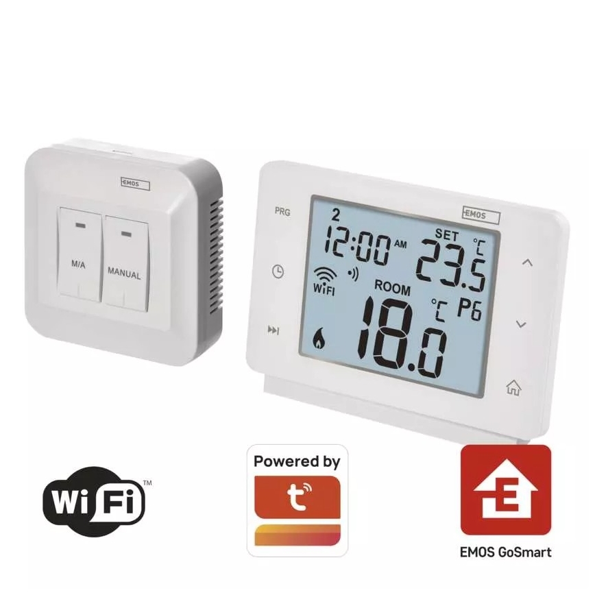 Termostato digital inalámbrico GoSmart 230V/16A Wi-FI Tuya