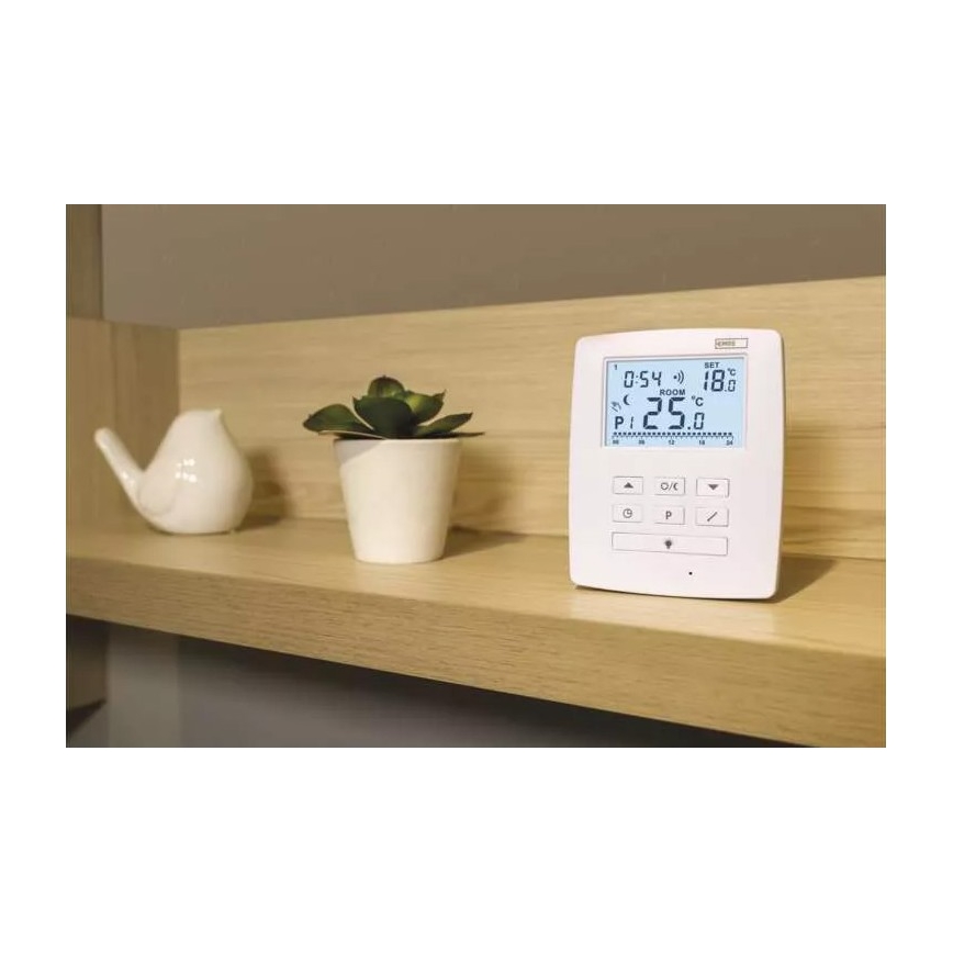 Termostato programable 230V+2xAA