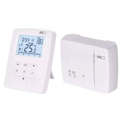 Termostato programable 230V+2xAA