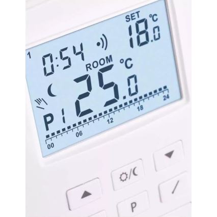 Termostato programable 230V+2xAA