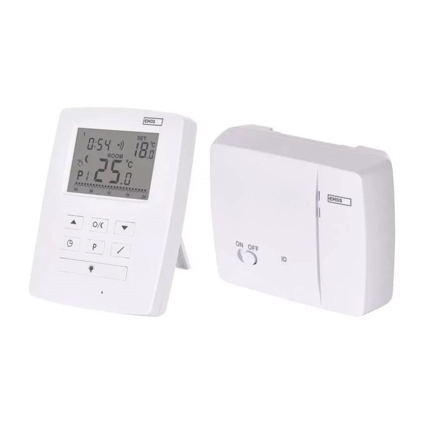Termostato programable 230V+2xAA