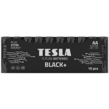Tesla Batteries - 10 pz Batería alcalina AA BLACK+ 1,5V