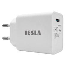 TESLA Electronics - Adaptador para cargador rápido Power Delivery 20W blanco