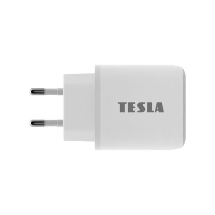 TESLA Electronics - Adaptador para cargador rápido Power Delivery 25W blanco