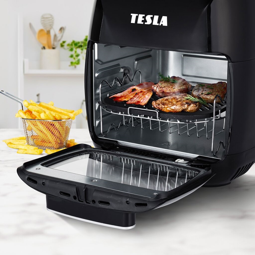 TESLA Electronics AirCook - Freidora digital multifunción de aire caliente 11 l 2000W/230V