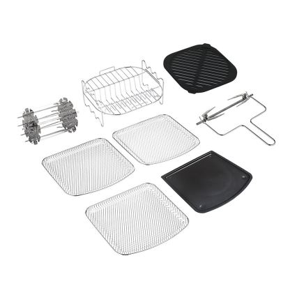 TESLA Electronics AirCook - Freidora digital multifunción de aire caliente 11 l 2000W/230V