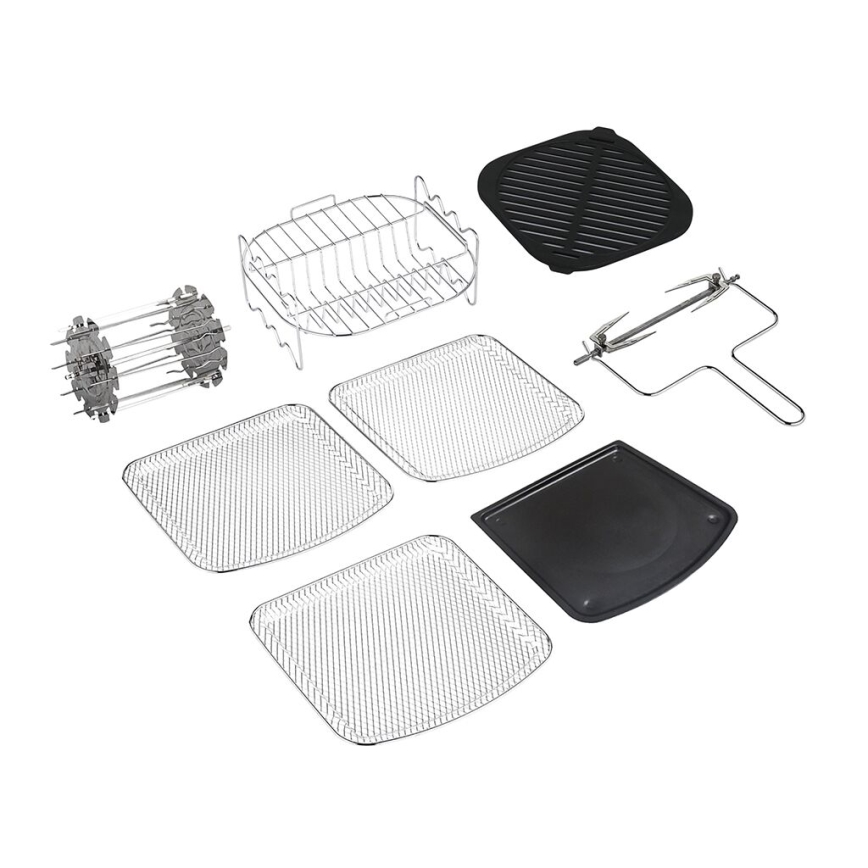 TESLA Electronics AirCook - Freidora digital multifunción de aire caliente 11 l 2000W/230V