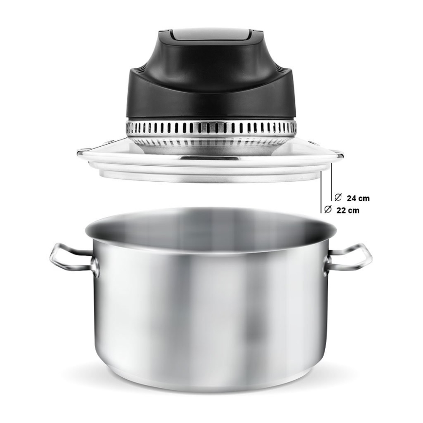 TESLA Electronics AirCook - Tapa multifunción para calefacción por aire caliente 1200W/230V
