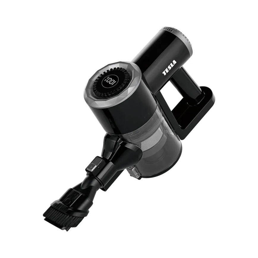 TESLA Electronics PureStar - Aspiradora escoba inalámbrica flexible 2en1 150W/2200 mAh negro