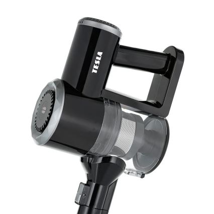 TESLA Electronics PureStar - Aspiradora escoba inalámbrica flexible 2en1 150W/2200 mAh negro