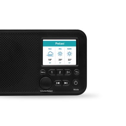 TESLA Electronics - Radio DAB+ FM 5W/1800 mAh negro