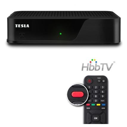 TESLA Electronics - Receptor DVB-T2 H.265 (HEVC) 12V + mando a distancia