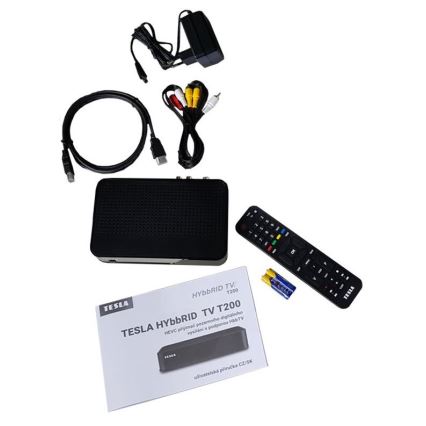 TESLA Electronics - Receptor DVB-T2 H.265 (HEVC) 12V + mando a distancia