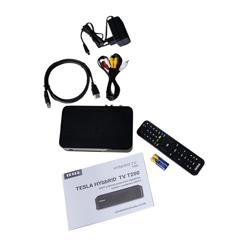 TESLA Electronics - Receptor DVB-T2 H.265 (HEVC) 12V + mando a distancia