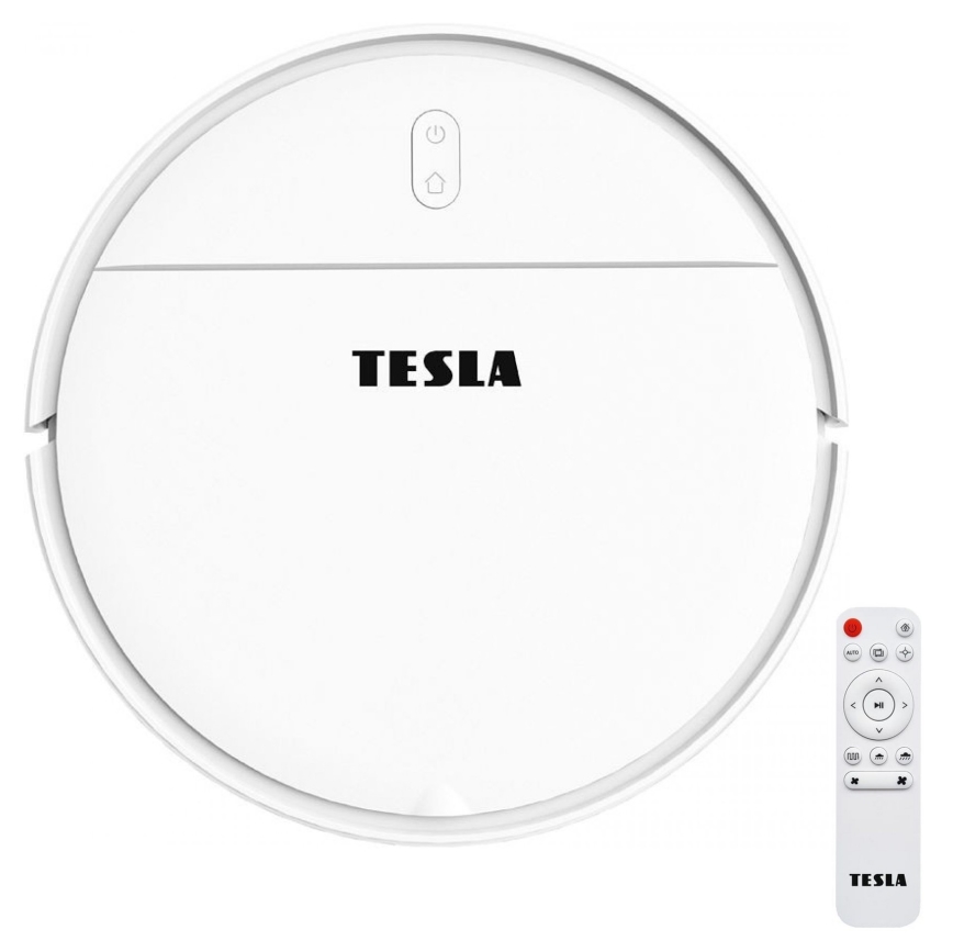 TESLA Electronics RoboStar - Robot aspirador inteligente 2en1 2500 mAh Wi-Fi Tuya blanco + control remoto