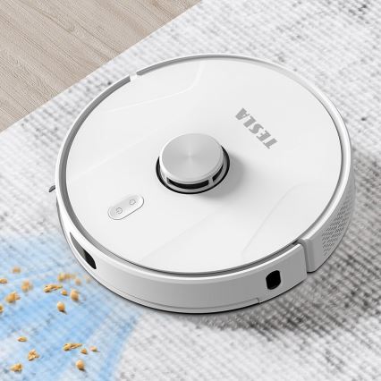 TESLA Electronics RoboStar - Robot aspirador inteligente 2en1 2600 mAh Wi-Fi blanco