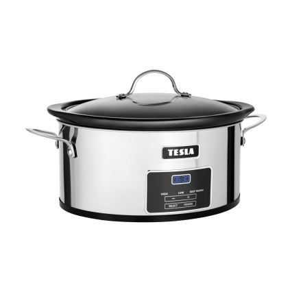 TESLA Electronics SlowCook - Olla de cocción lenta 5,6 l 250W/230V